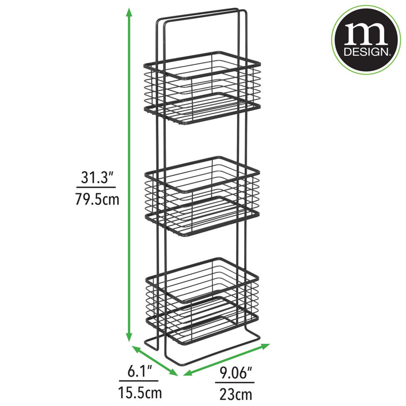 mDesign FreeStanding Shower Caddy & Reviews Wayfair